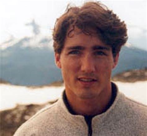 justin trudeau when he was younger